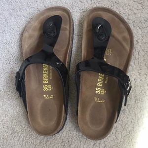 Womens Birketstock thong sandals